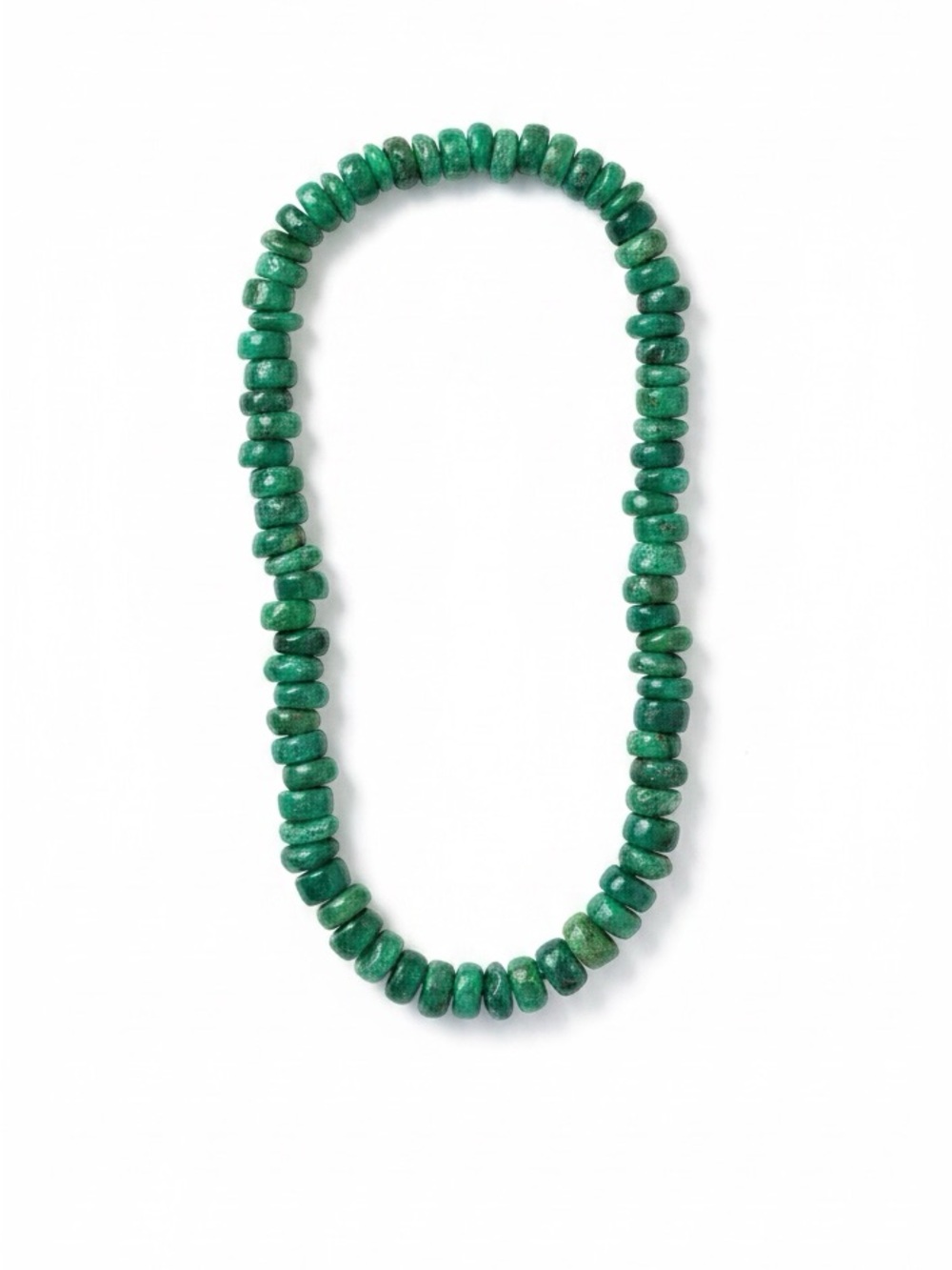 Chunky Jadeite Statement Necklace 16”